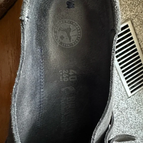 Birkenstock Buckley Blue Suede Clogs EU 40/ US 9 - Picture 2 of 3